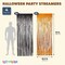 4 Pack Halloween Decorations, Foil Fringe Door Curtains for Party Wedding 35x93"
